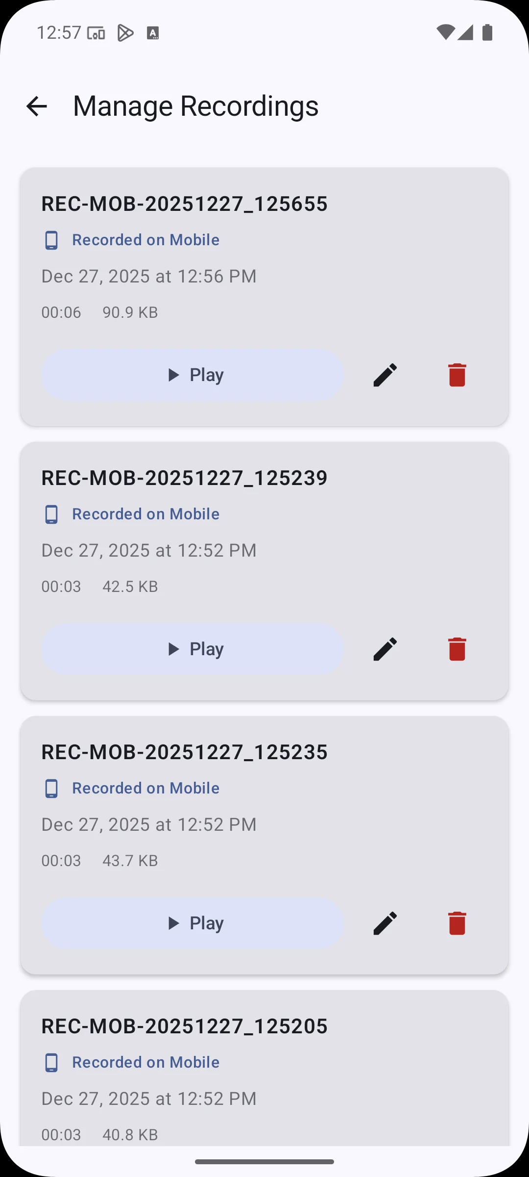 Meeting Recorder App screenshot 4